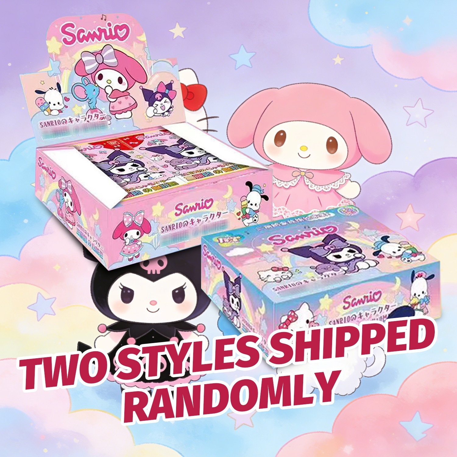 Official Sanrio Family Collection Trade Card Box Boy‘s Girl’s Gift 32 Packs Toy