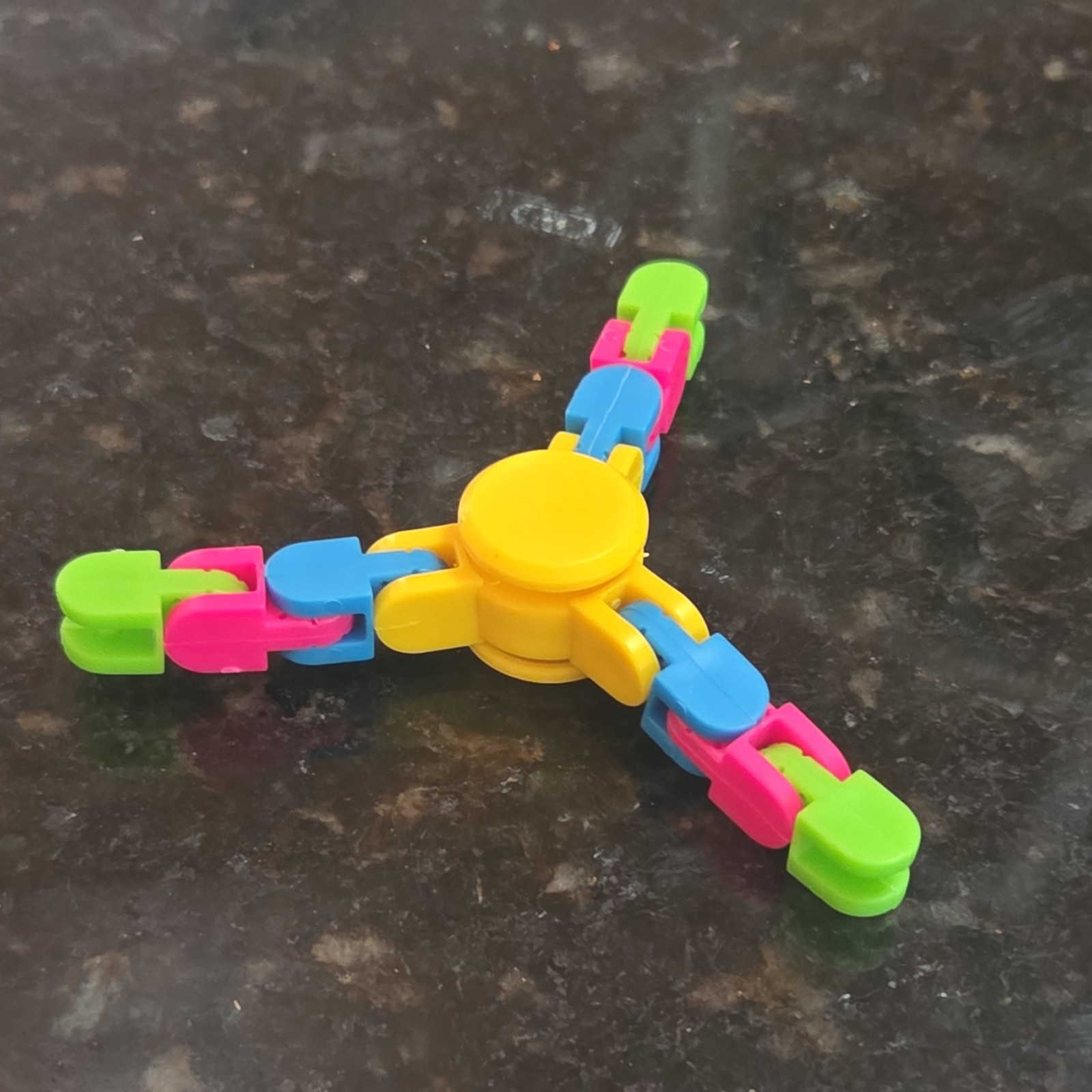 Colorful Flexible Fidget Spinner Tactile Sensory Toy