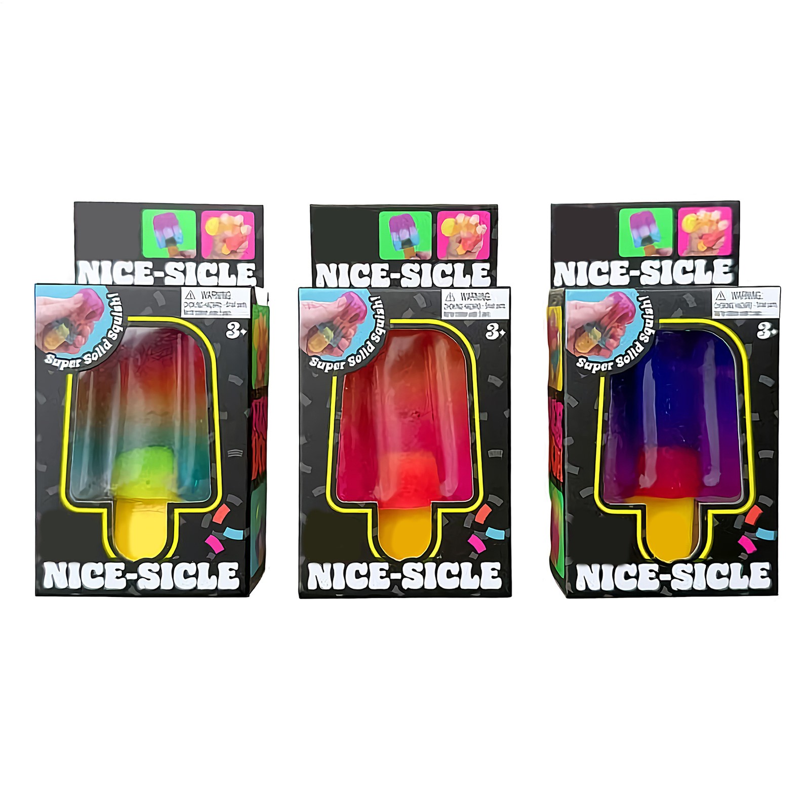 Squeeze Fidget Toy Ice Stick Shape Ultra-Soft Interactive Sensory Prank Toy