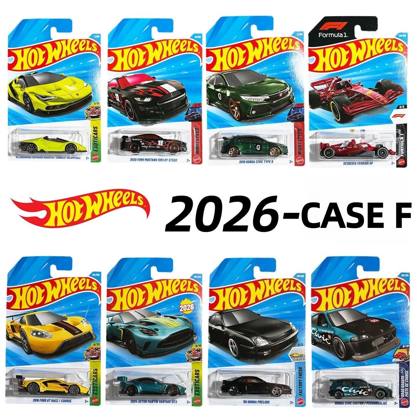 Hot Wheels 2026 Mainline Case F Selection Pick Your Car New Sealed