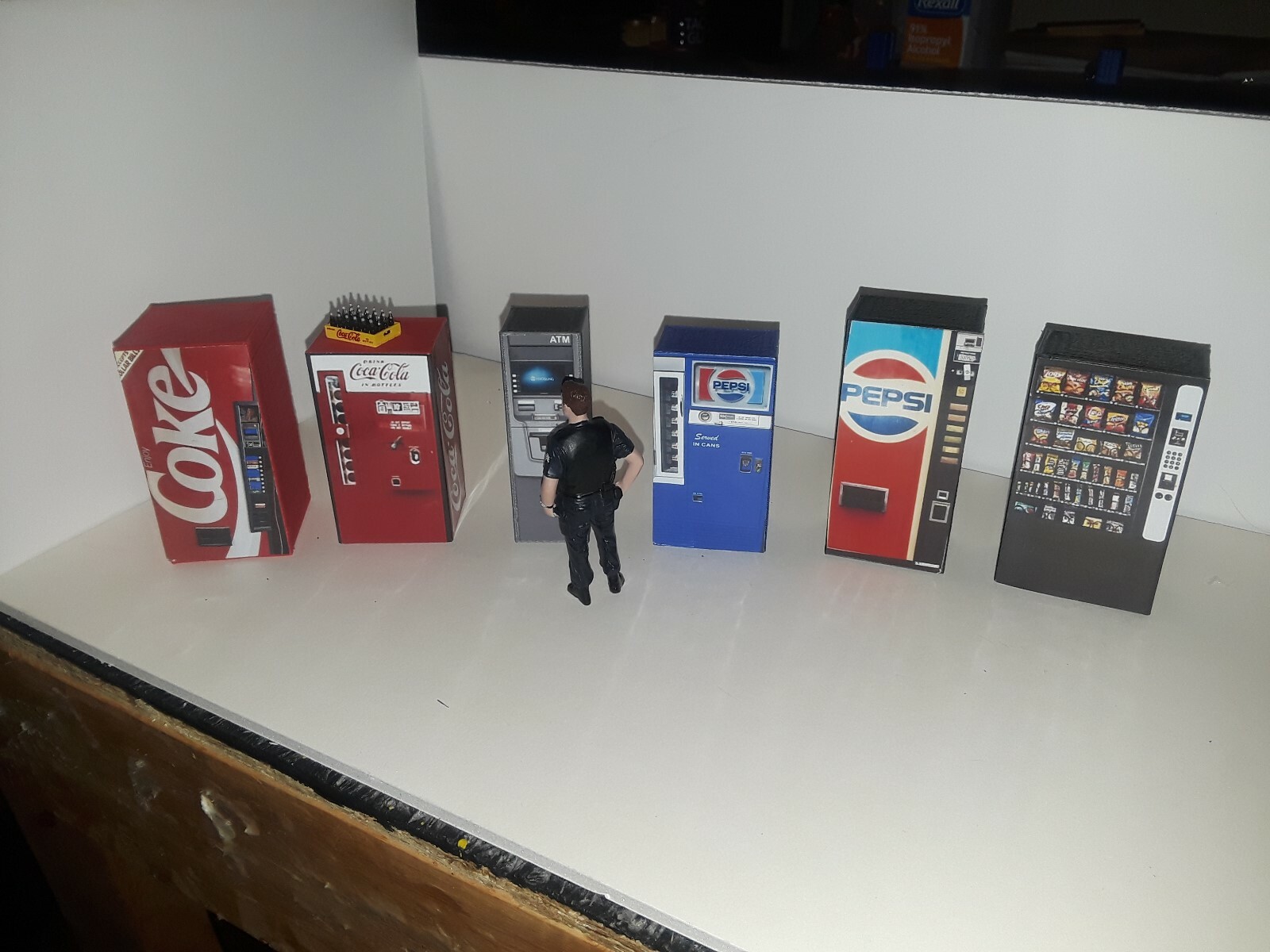 1:24 & 1:25 scale diorama 6 vending machines  Diorama Accessory Items