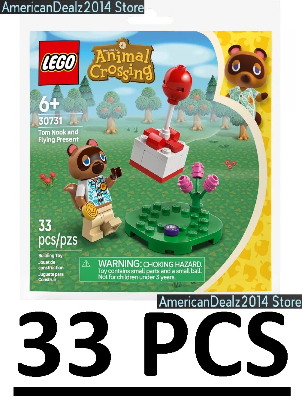 LEGO 30731 Animal Crossing Tom Nook and Flying Present Building Toy NEW