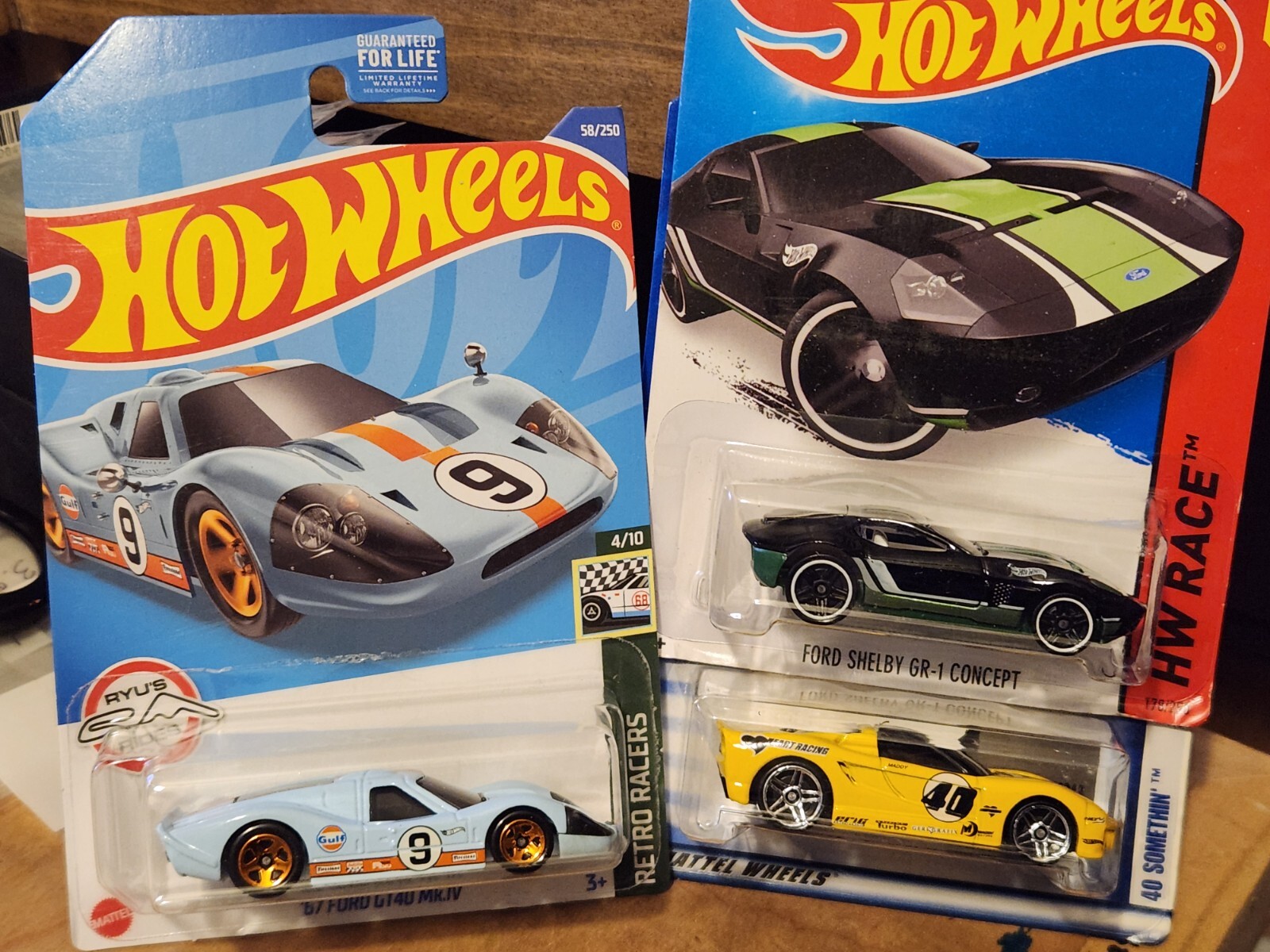 hot wheels/ matchbox FORD thunderbird t-bird gt40 gt90 cobra