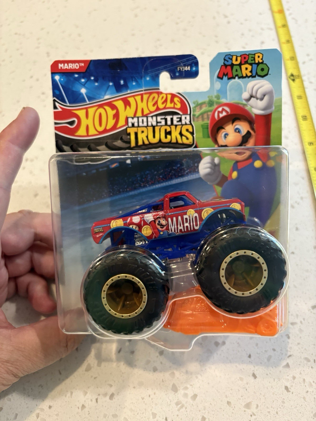 2025 Hot Wheels Monster Trucks Super Mario 1/64 Truck New in Package