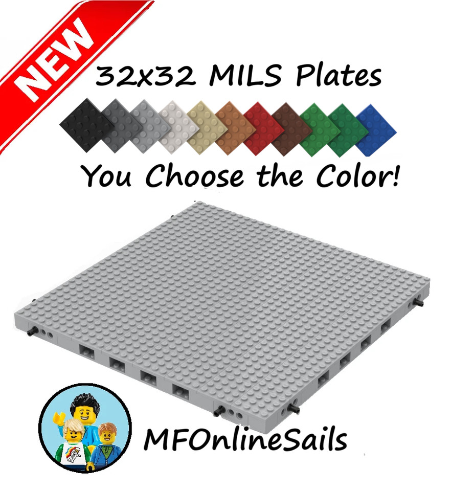 EB Kit – 32×32 MILS Parts Bundle – 154 Genuine LEGO Pieces -You Choose the Color