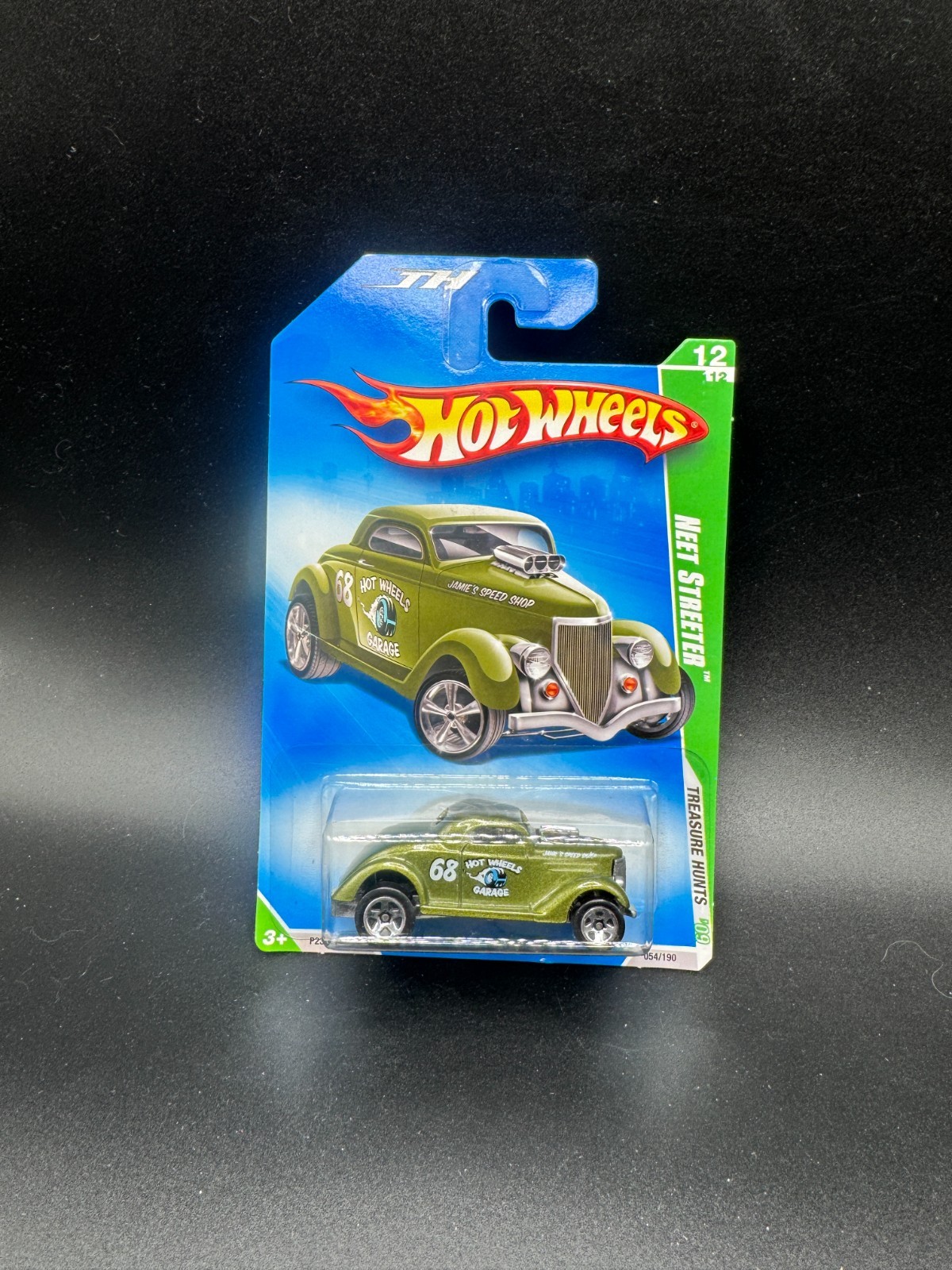 Hot Wheels 2009 Treasure Hunt #12/12 Neet Streeter Olive Green T-Hunt J2