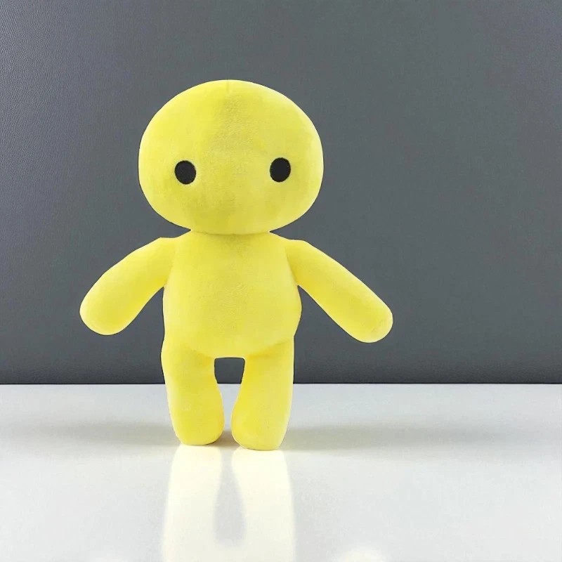 30cm Wobbly Life Plush Toy, Yellow Game Character Doll, Gift for Fans & Kids