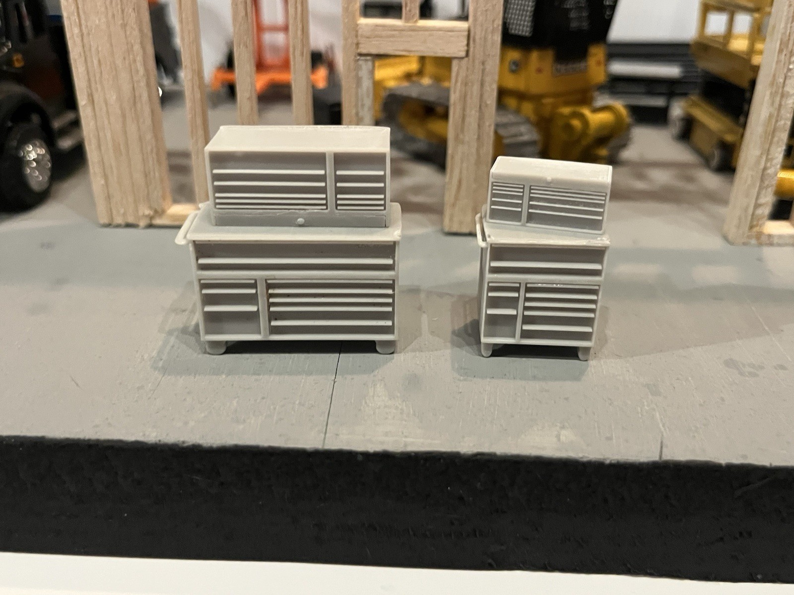 1/50 Scale Tool Box Tool Storage Diorama 3D Print