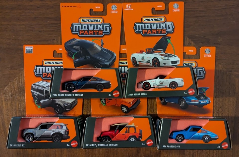 Matchbox Moving Parts 2026 releases – You Pick – new inventory 1/28/26