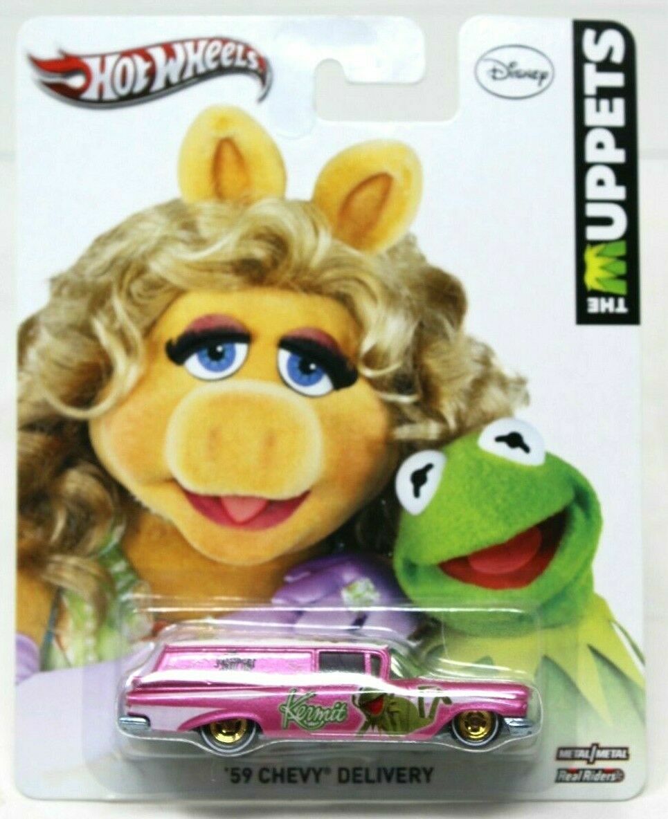 HOT WHEELS POP CULTURE THE MUPPETS ’59 CHEVY DELIVERY X8308-956B DIECAST CAR