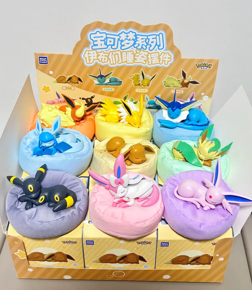 Toptoy Eevee Sleeping Position Series Confirmed Blind Box Figure Toy Gift