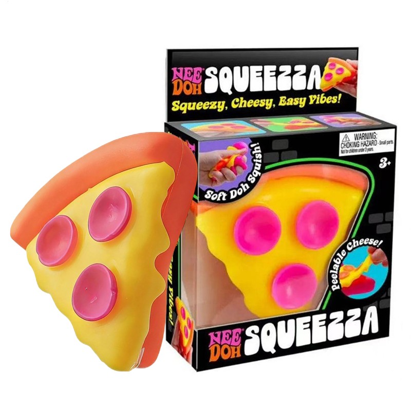 New Rare Sealed NeeDoh Squeezza Pizza Nee Doh Squeeze