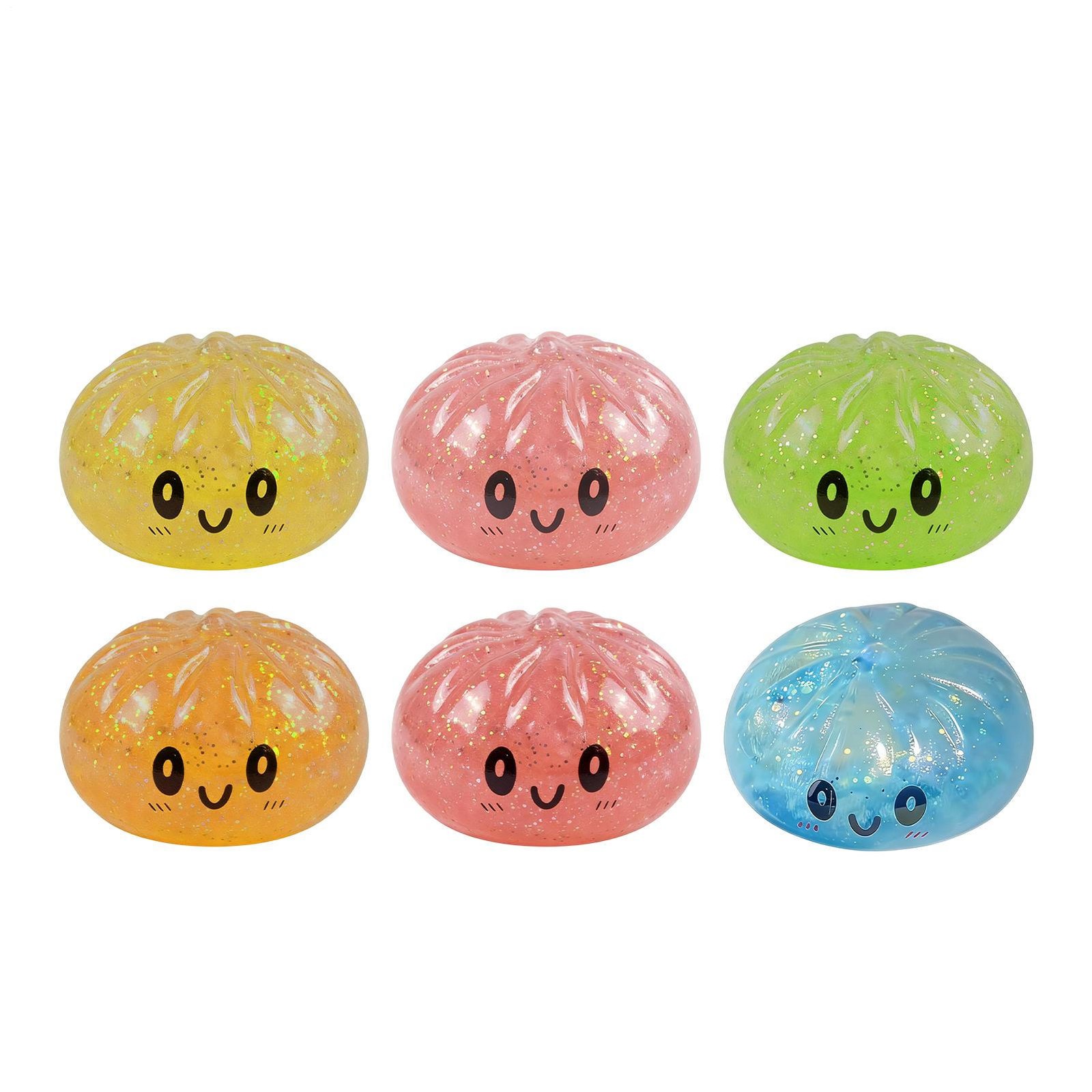 💕 VERY RARE 💕 RMS Pink Glitter Squishy Bao Bun Dumpling Mystery Blind Box HTF