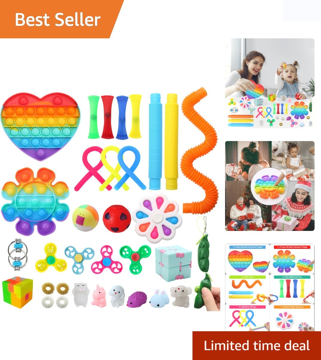 Ultimate Fidget Toy Kit – 35 Sensory Toys for Stress Relief & Fun for Everyone