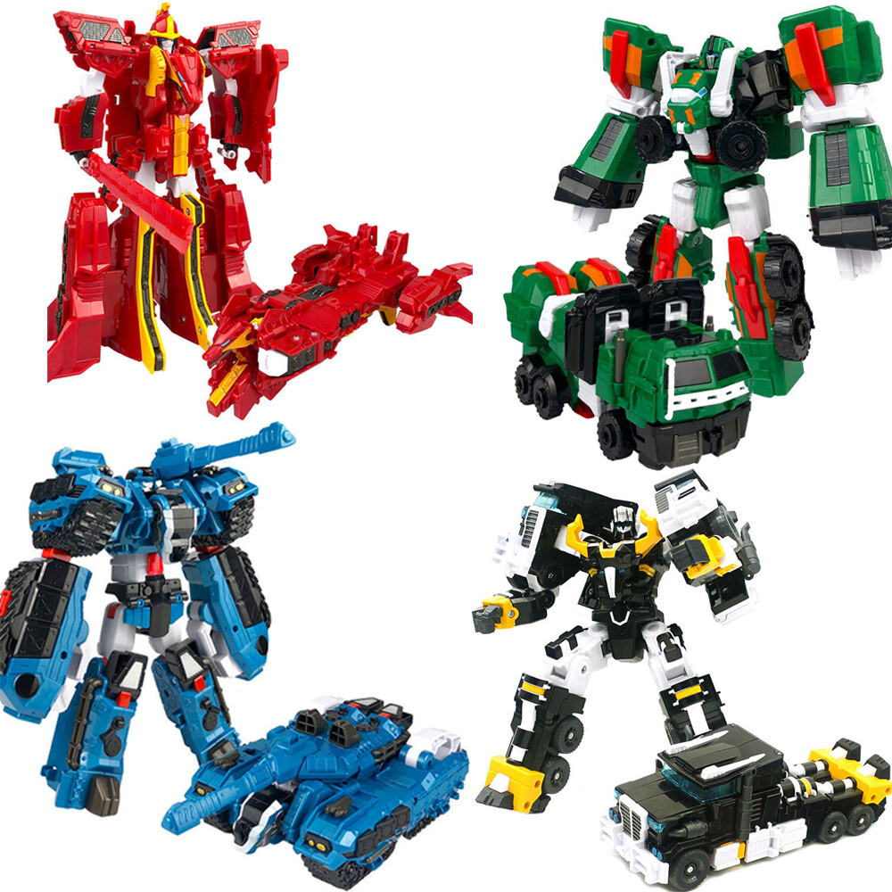 TOBOT V Galaxy Detectives Mini Transform Figure Commander Tank Beast Trail Robot