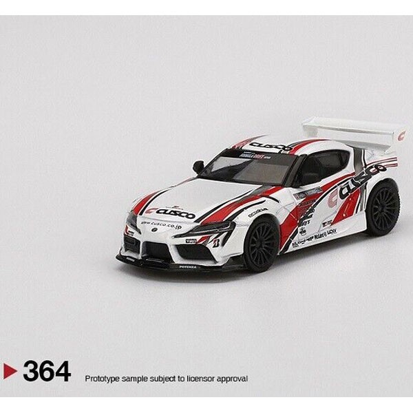 Mini GT 1:64 Pandem Toyota GR Supra V1 Team Cusco Racing 2021 Formula White