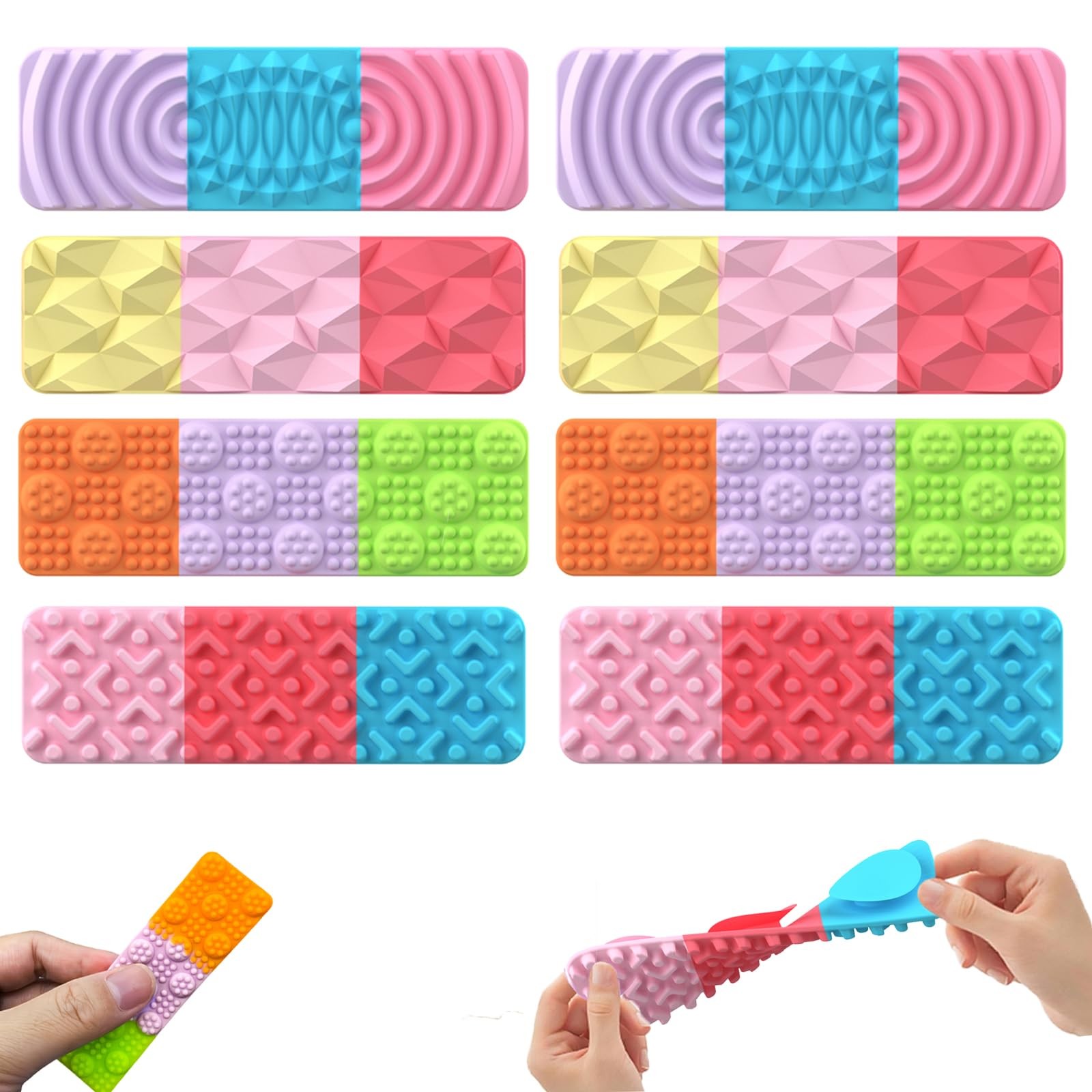 8 Pack Sensory Toys for Kids with Autism, Fidget Toys Adults Calming, Sensory…