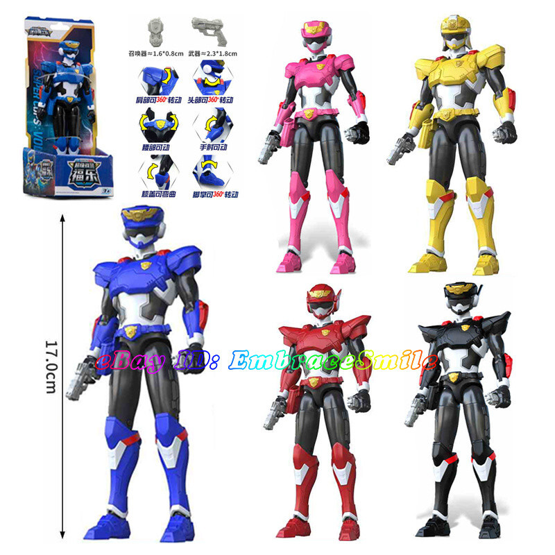 Miniforce Super Cops VOLT LUCY MAX SAMMY RAY Police Ranger Action Figure Toy