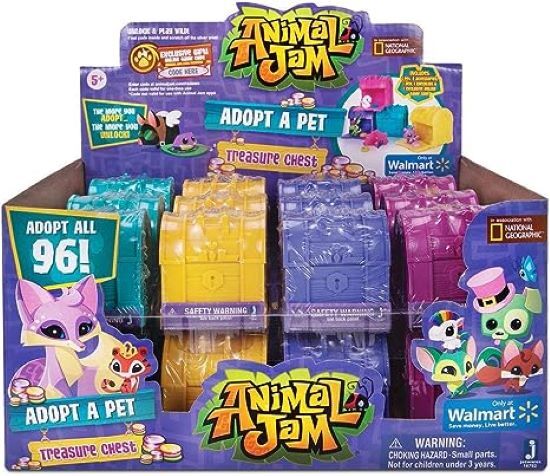 B31 Animal Jam Adopt A Pet Treasure Chest – Choose Character with unused code