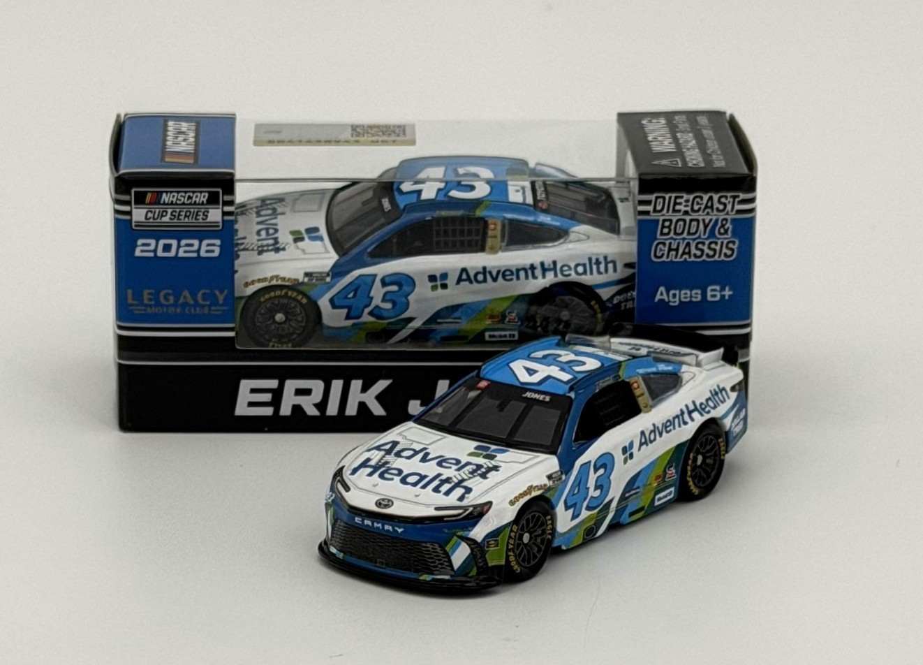 2026 ERIK JONES #43 AdventHealth 1:64  In Stock