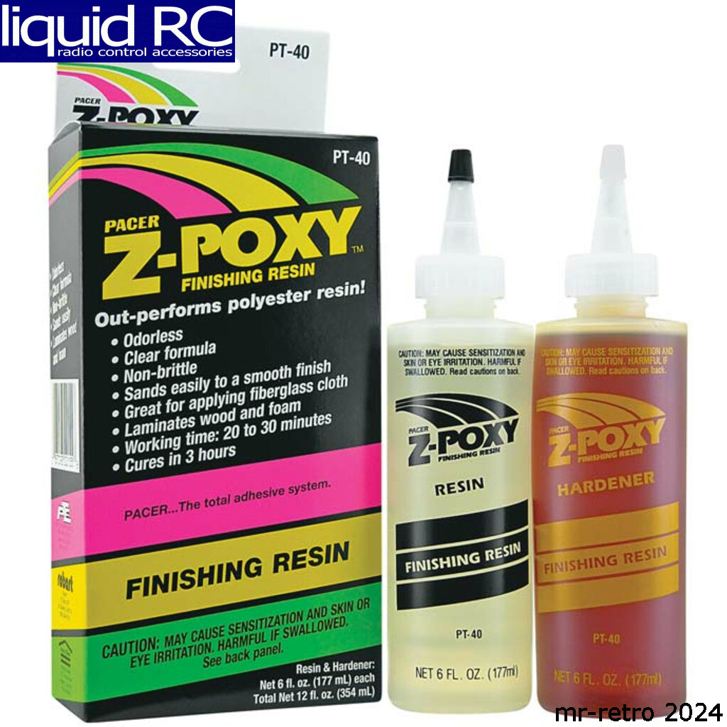 Pacer Technology Zap PT40 Zap Adhesives Z-Poxy Finishing Resin 12 Oz
