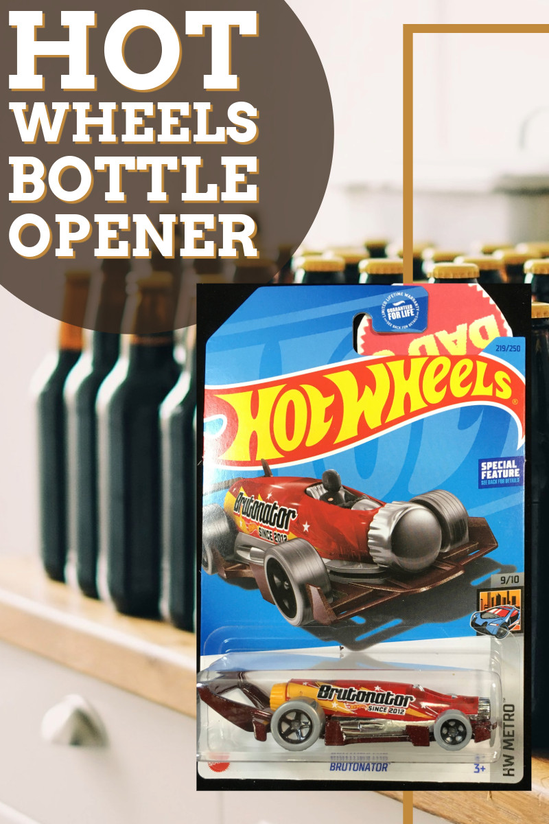 Hot Wheels Bottle Opener, Brutonator, Red, Popping tops since 2012, As Seen On Y