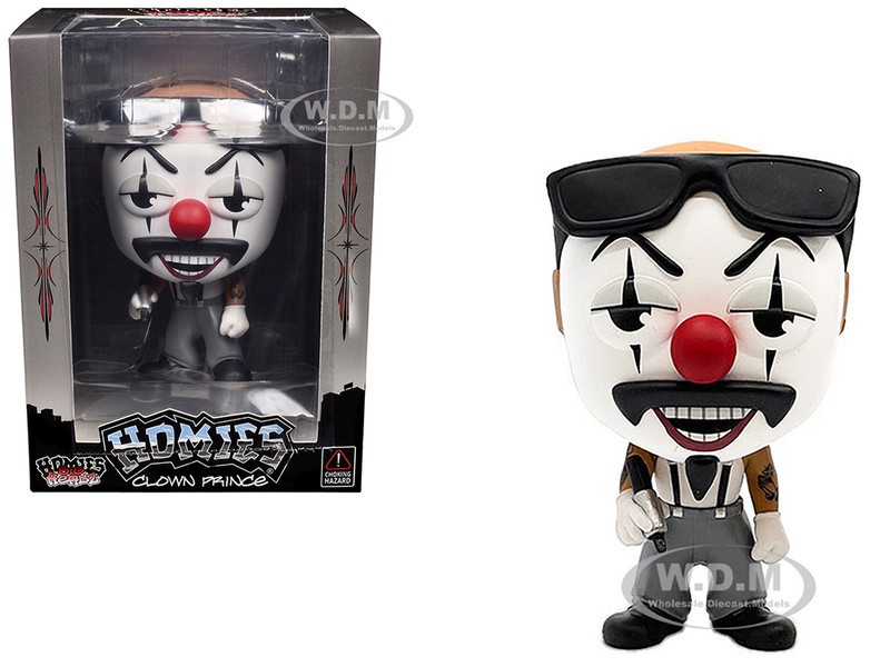 CLOWN PRINCE 4.5″ FIGURE “BIG HEADZ” SERIES 4 BY HOMIES 20482