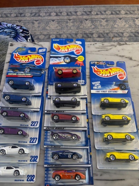 Hot Wheels Lamborghini Collection Diablo, Countach, 90’s and 2000’s NIB you Pick