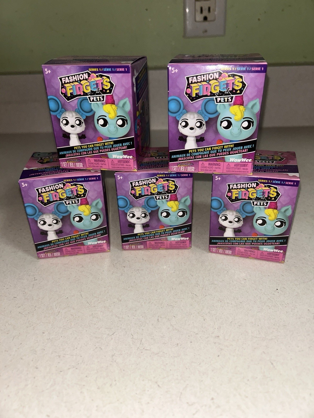 Set Of 5 Fashion Fidget Toys Fidgets pets – Collectibles Brand New In Boxes