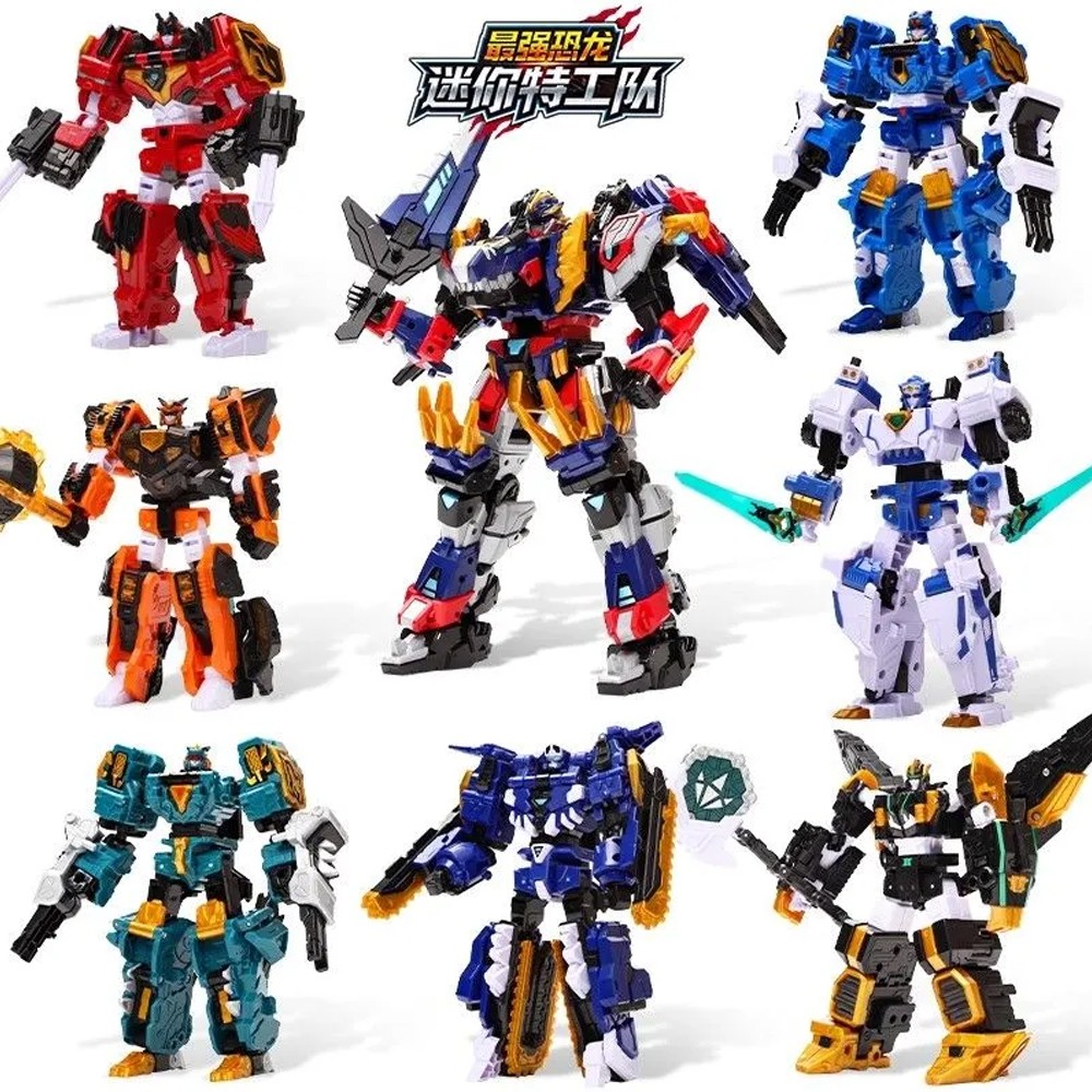 Miniforce Dinoid 8 Type Robot Collection Dinosaur Transformer Toy No Box