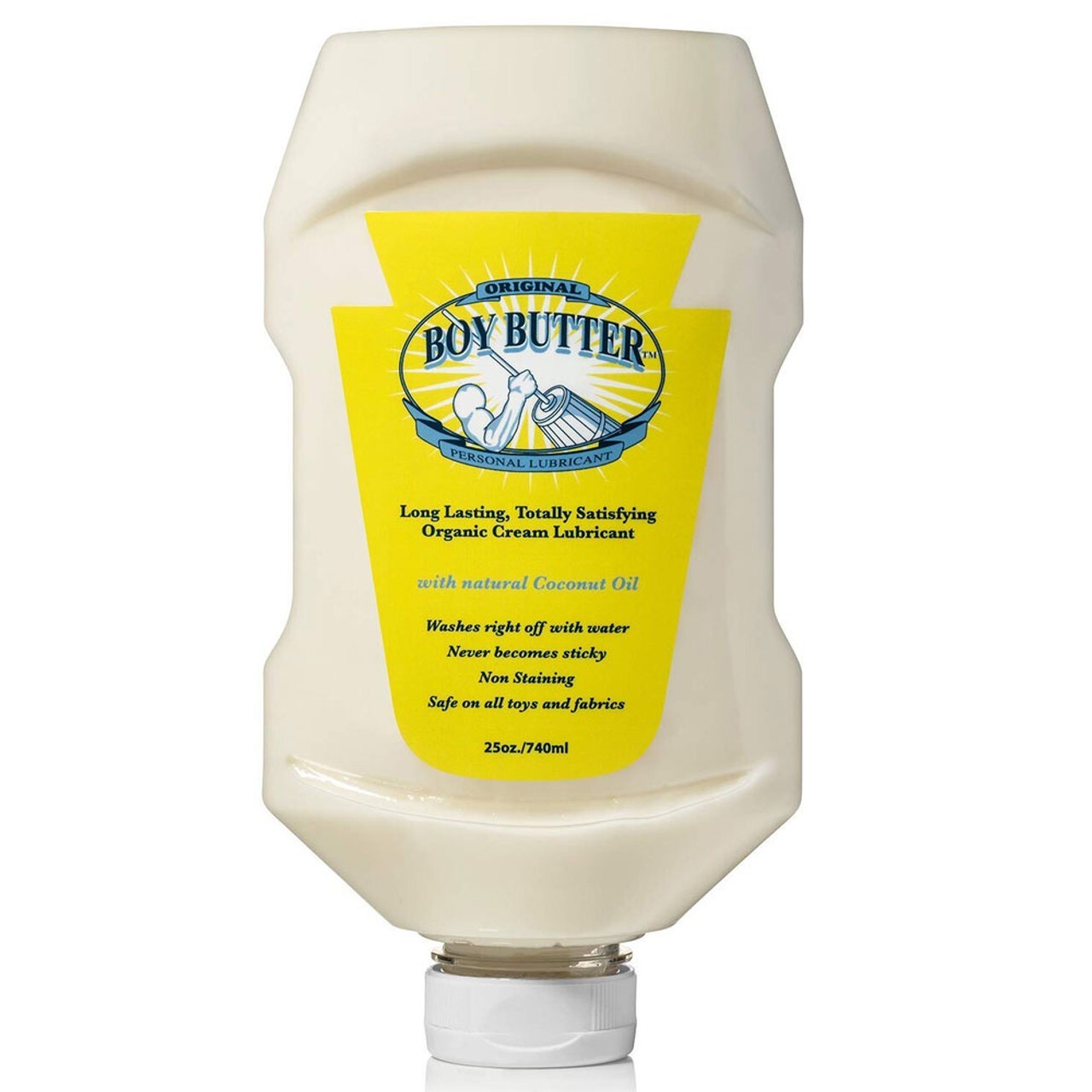 Boy Butter Original Oil-Based Lubricant – 25 oz Squeeze – Brand New & SEALED