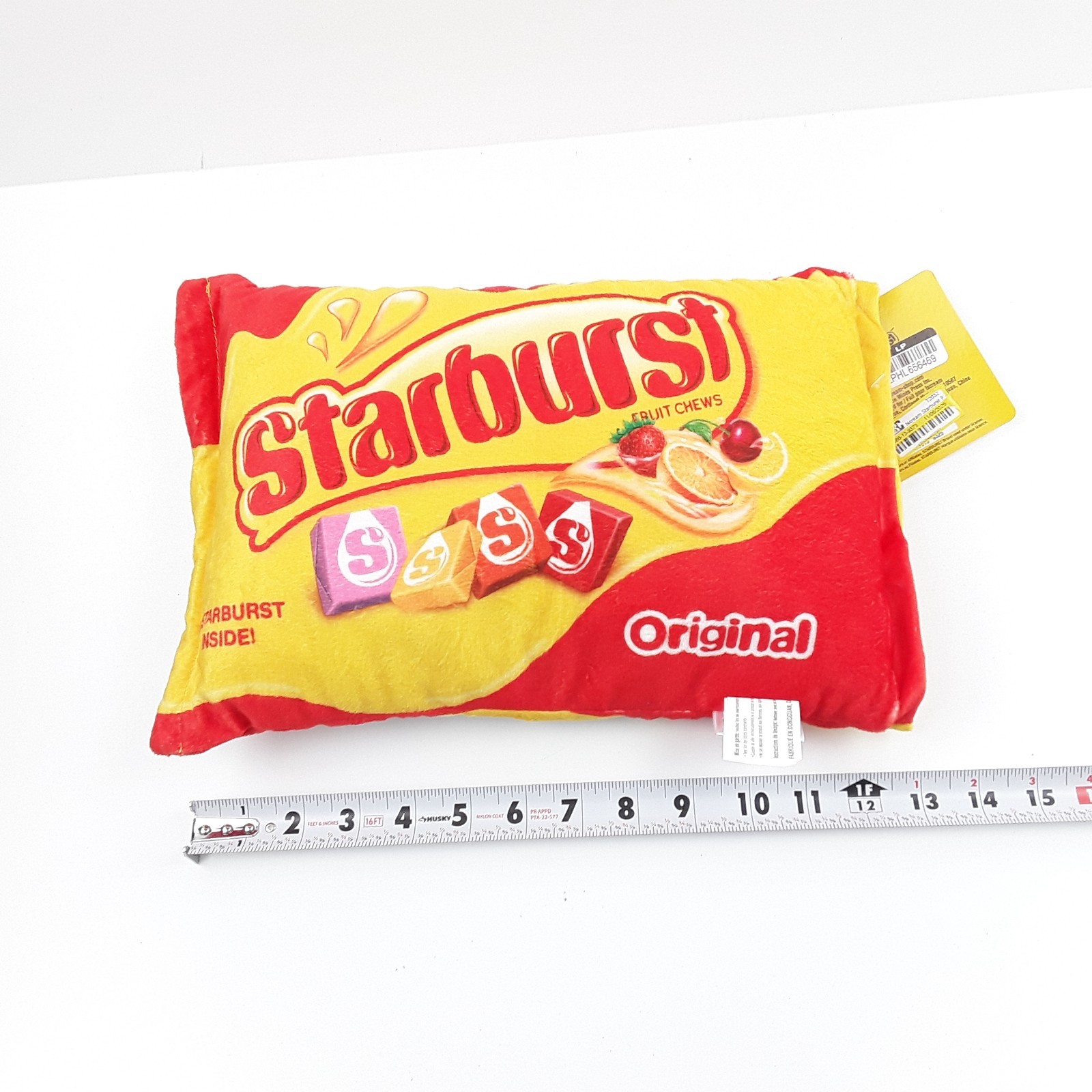 Iscream Starburst Original Fruit Chews Package Pillow Set 13″ X 9″ For Kids