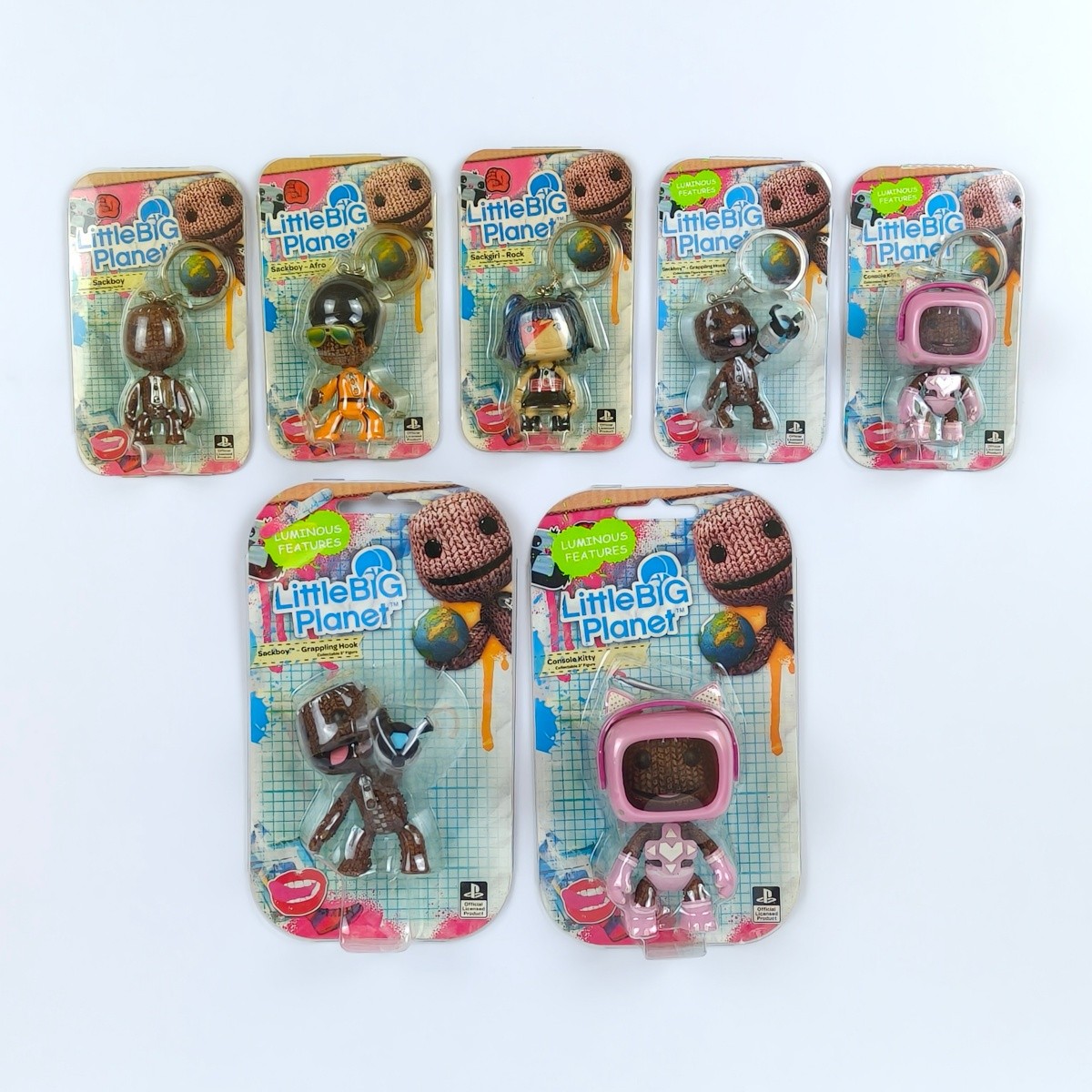 Little Big Planet Keychain Sackboy Rare Figure Toy Gift Collection Pendant