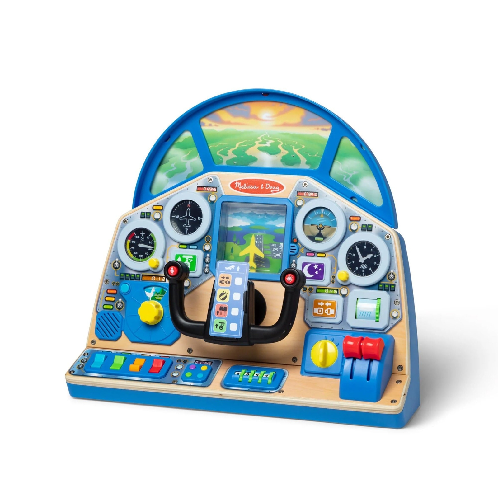 Melissa & Doug Pilot Dashboard Includes Play Headset Lights and Sounds New Toy