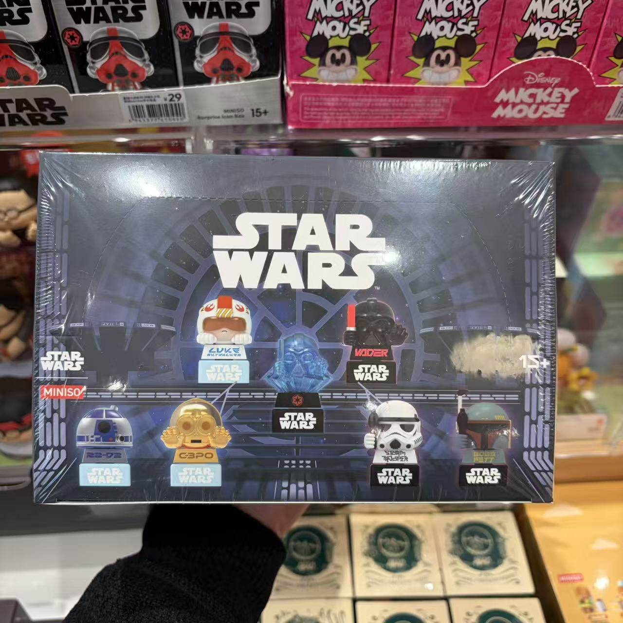 MINISO Star Wars Series Keycap Blind Box Ornaments Cute Toy Gift New