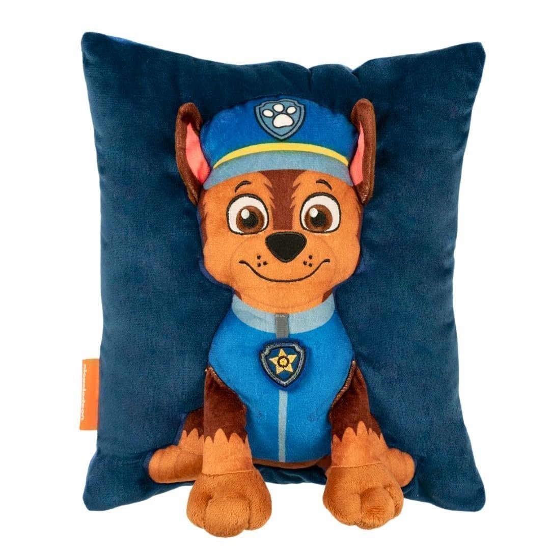 Franco Kids Paw Patrol Chase Kids Cozy Snuggle Pillow, 11″ x 13″
