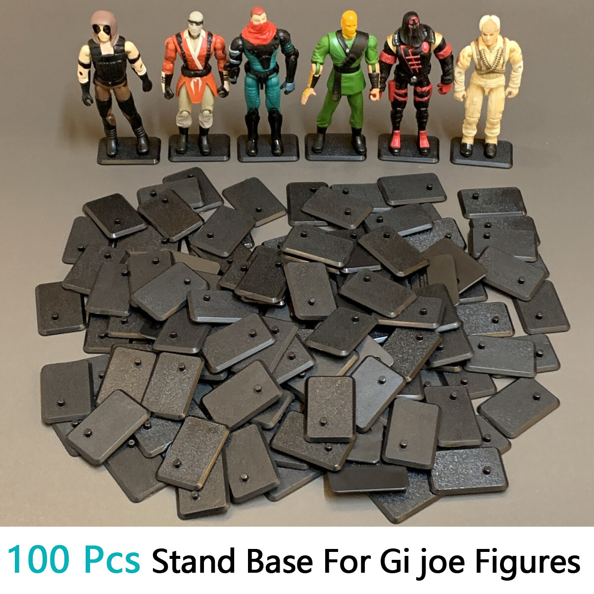 Upgrade Version 100x Display Stand Base For GI JOE 3.75” G.I. JOE Figure Toy #B