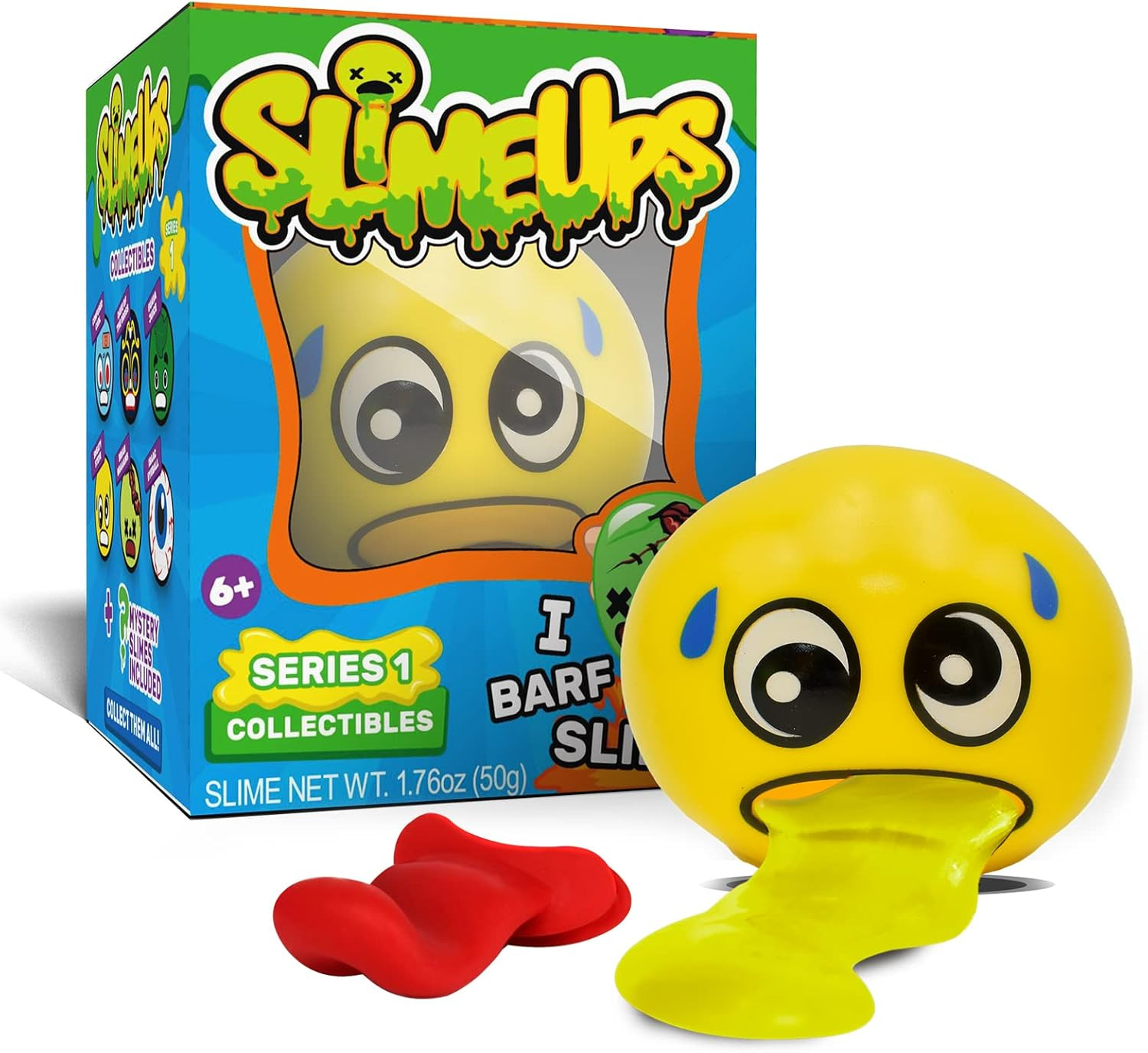 3.2In Puking Egg Vomiting Expression Stress Ball, Fidget Toy, Novelty Stress Rel