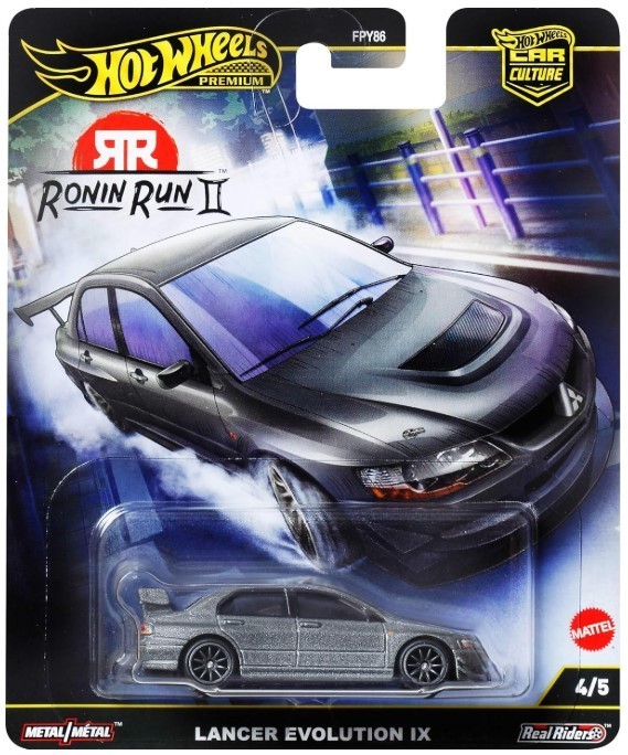 NEW Hot Wheels Car Culture Ronin Run 2 II LANCER EVOLUTION IX 1:64 JBK86 Diecast