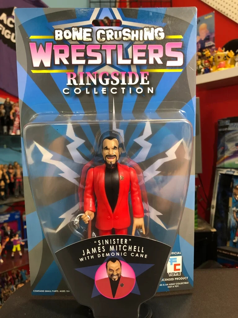 FC Toys Wrestling Bone Crushing Wrestlers Ringside Collection James Mitchell Fig