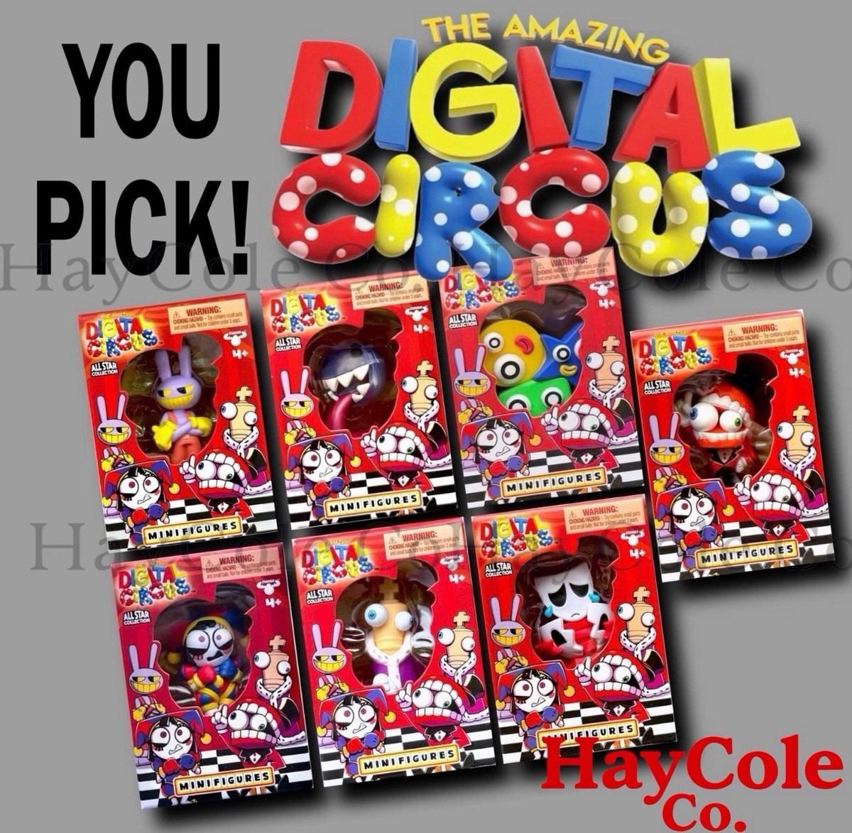 Amazing Digital Circus YOU PICK✨Hot! TADC All-Star Minifigures 4/2 LOW! *