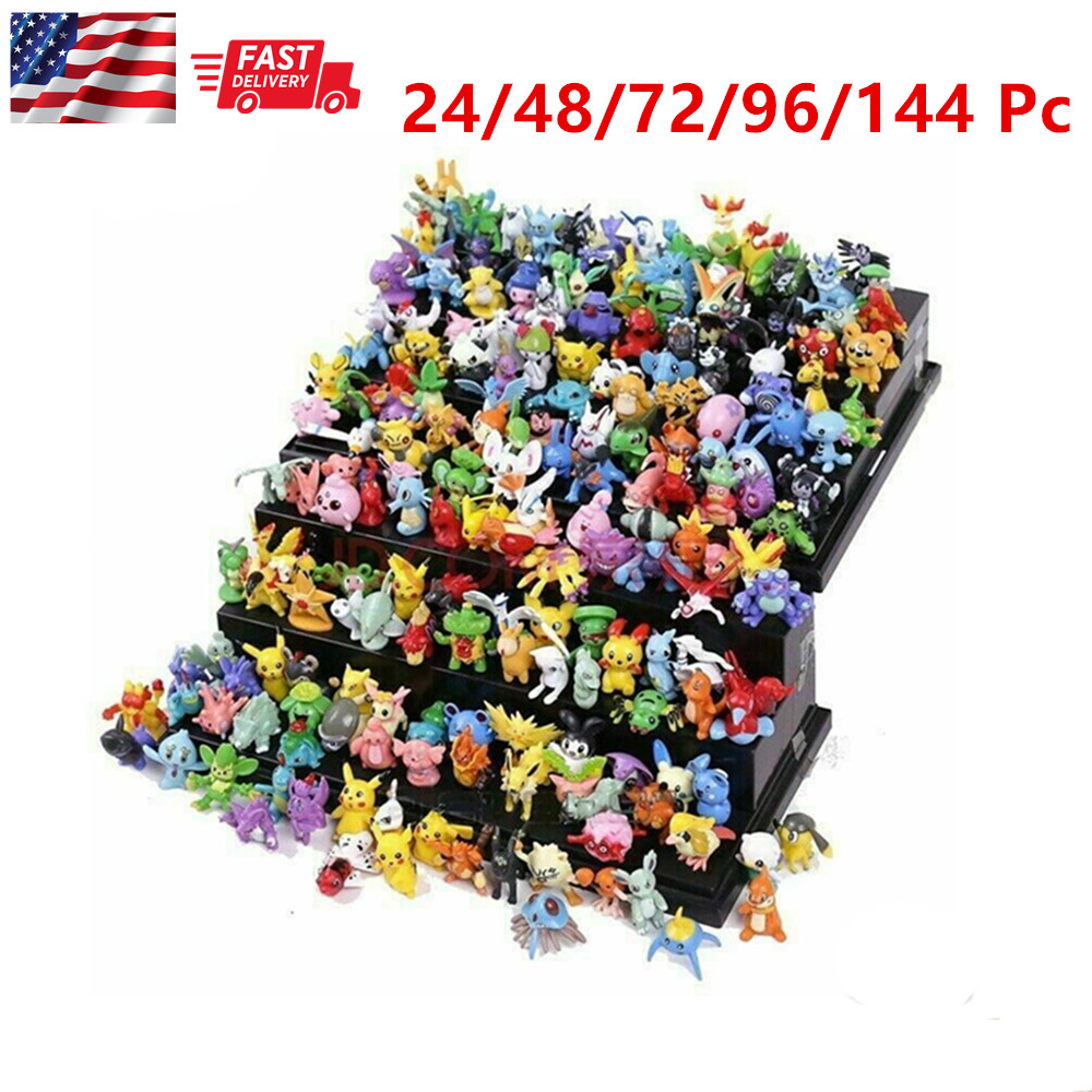 24/144 Style Pokemon Figure Toys Anime Pikachu Action Figures Cartoon Model