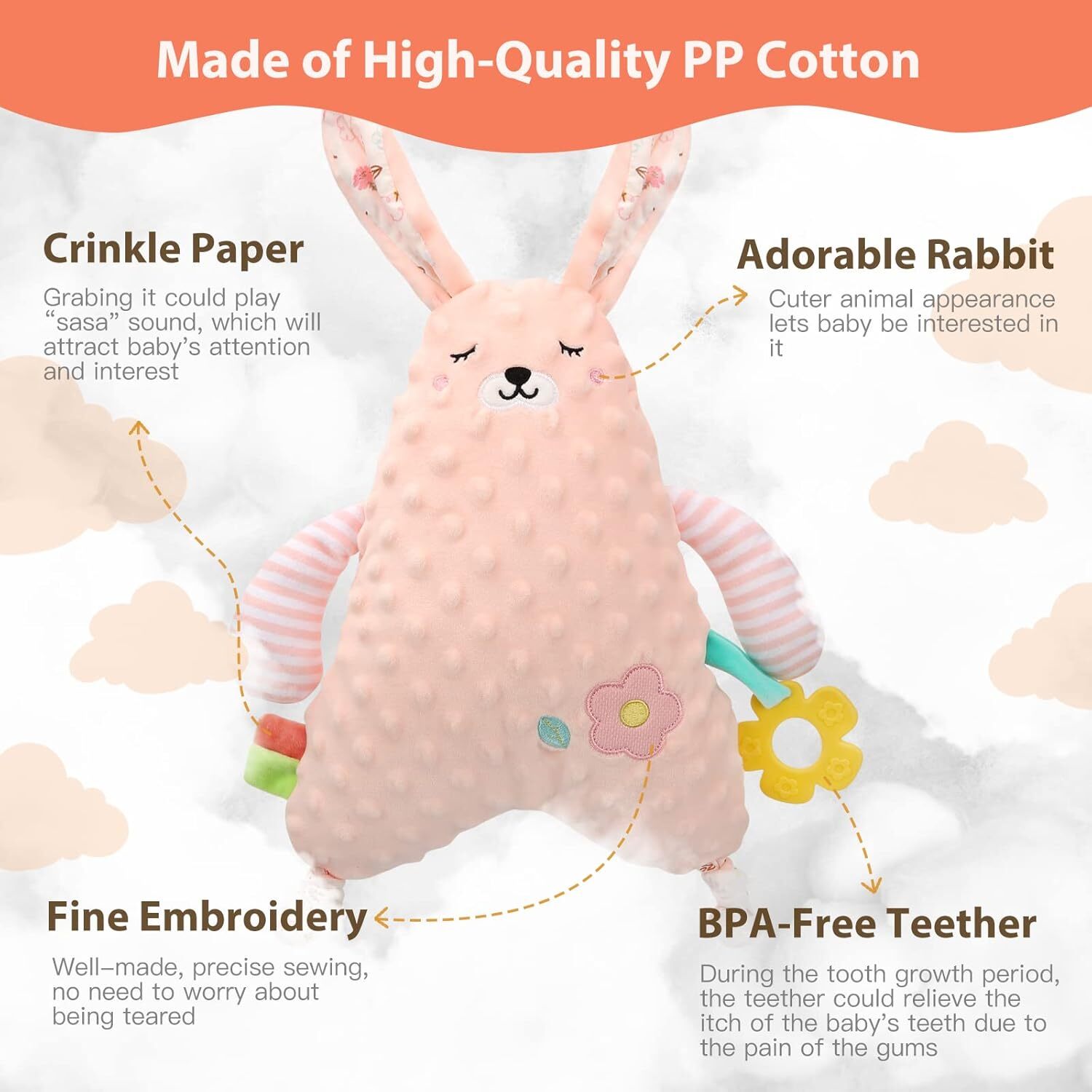 Baby Toys 0-18 Months Animal Stuffed Kids Toys for 1 2 3 4+ Year Old Boys Girls