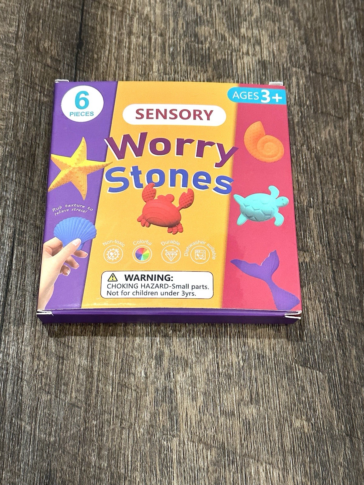 Fidget Toys for Kids & Adults with Autism ADHD: 6-Piece Ocean Series