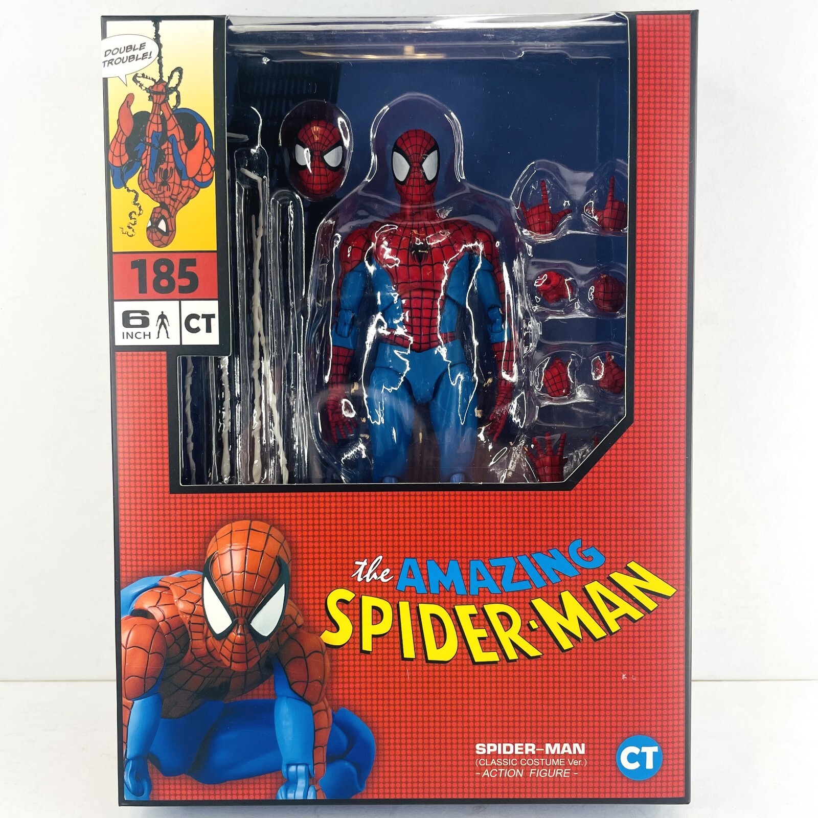 Spider-Man Classic Costume Spiderman 6″ Action Figure CT Toys #185 New In Box