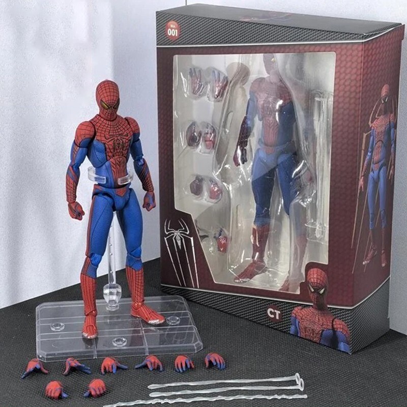 Spider-Man Peter Parker Spiderman 6″ Action Figure Gift CT Toys #001 New In Box