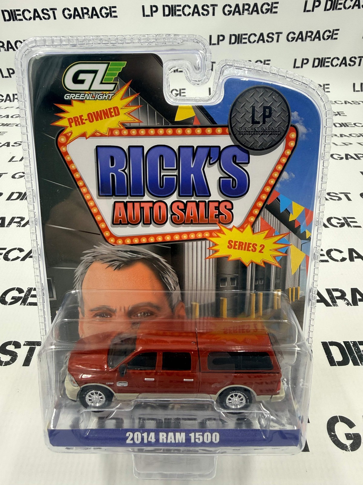 GREENLIGHT 2014 Ram 1500 Laramie Longhorn Cherry LP Exclusive 1:64 Diecast Ricks