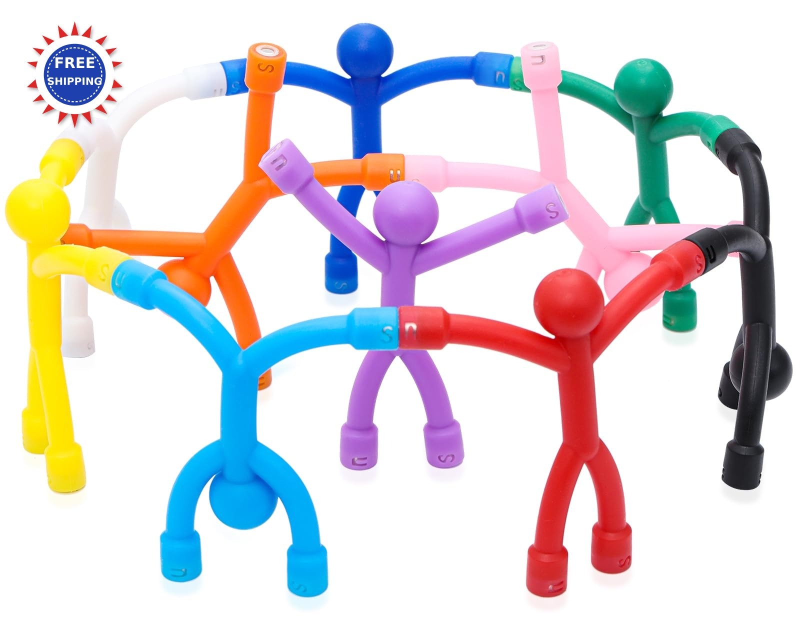 Magnetic Travel Toys 10Pcs Fridge Magnets Sensory Fidget for Kids Adults Gift