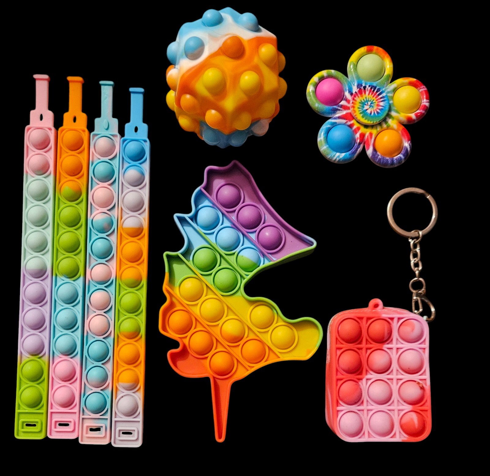 Fidget Toys 8 Pack Sensory Toy Set Bulk Stocking Stuffers