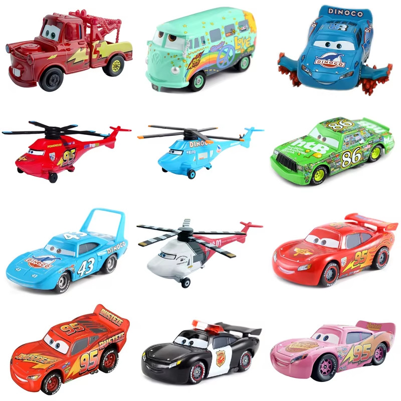 Pixar Cars 3 Lightning McQueen Mater Diecast Alloy Car Toy US